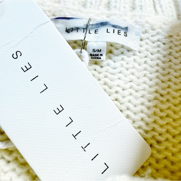 NWT Anthropologie Little Lies Cable Stitch Sweater Size S/M - Picture 12 of 12